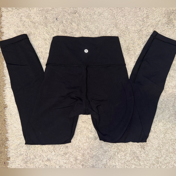 Lululemon Black Leggings. - 25 in - Size 4 - Picture 3 of 4